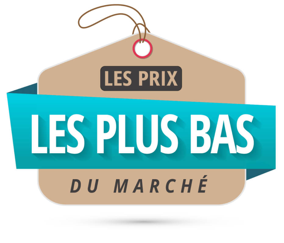 Les prix les plus bas du marché